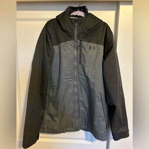 Under Armour Men’s Porter 3-in-1 Hooded Jacket, Gray, XL